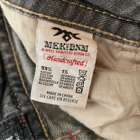 MEK Denim Ulan-Bator Cigarette Leg Grey Black Jeans - Picture 11 of 11